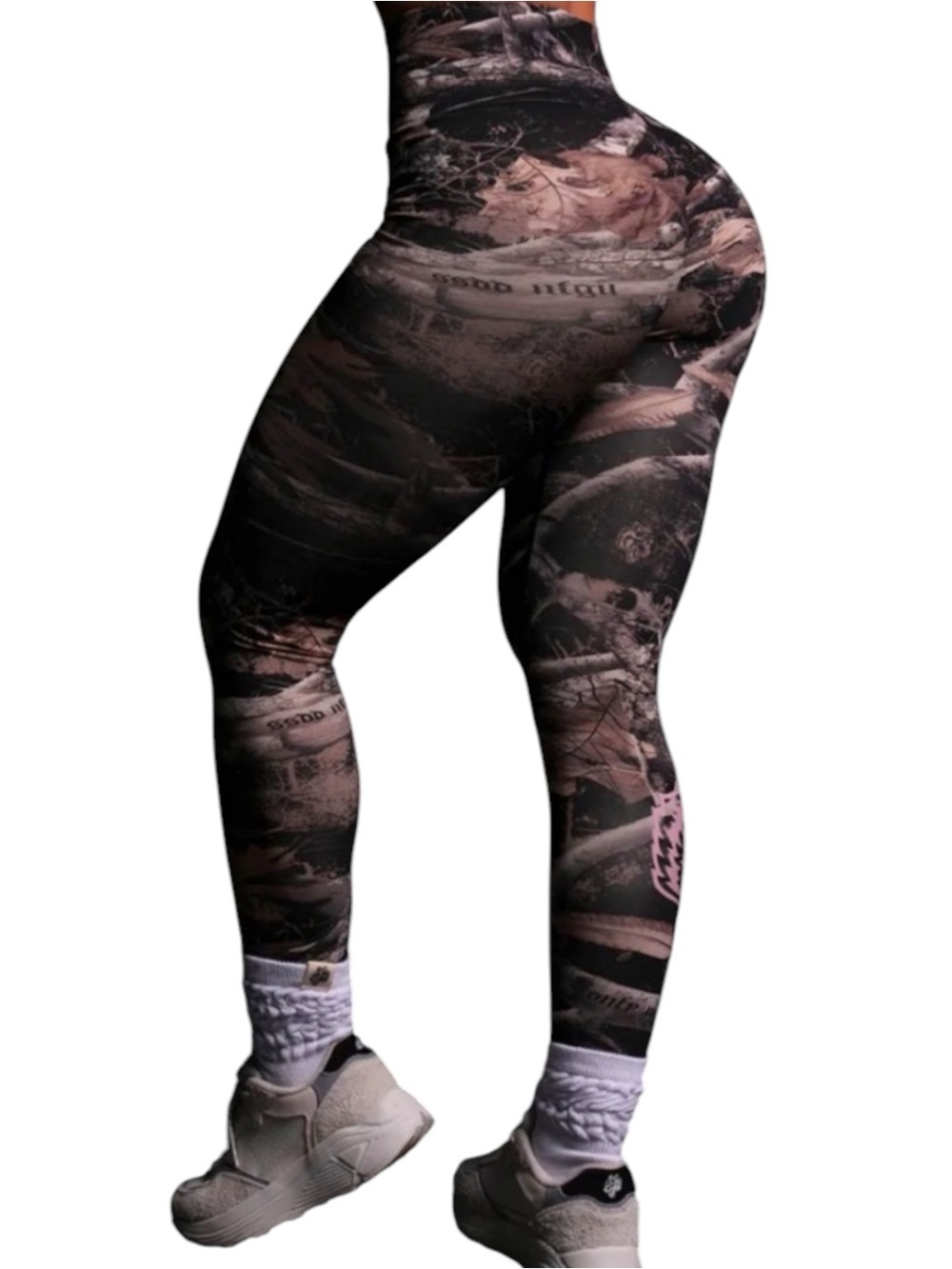 NWT Darc Sport SHE Everson Seamless Scrunch Legging size M in Woodland Camo - Picture 3 of 9